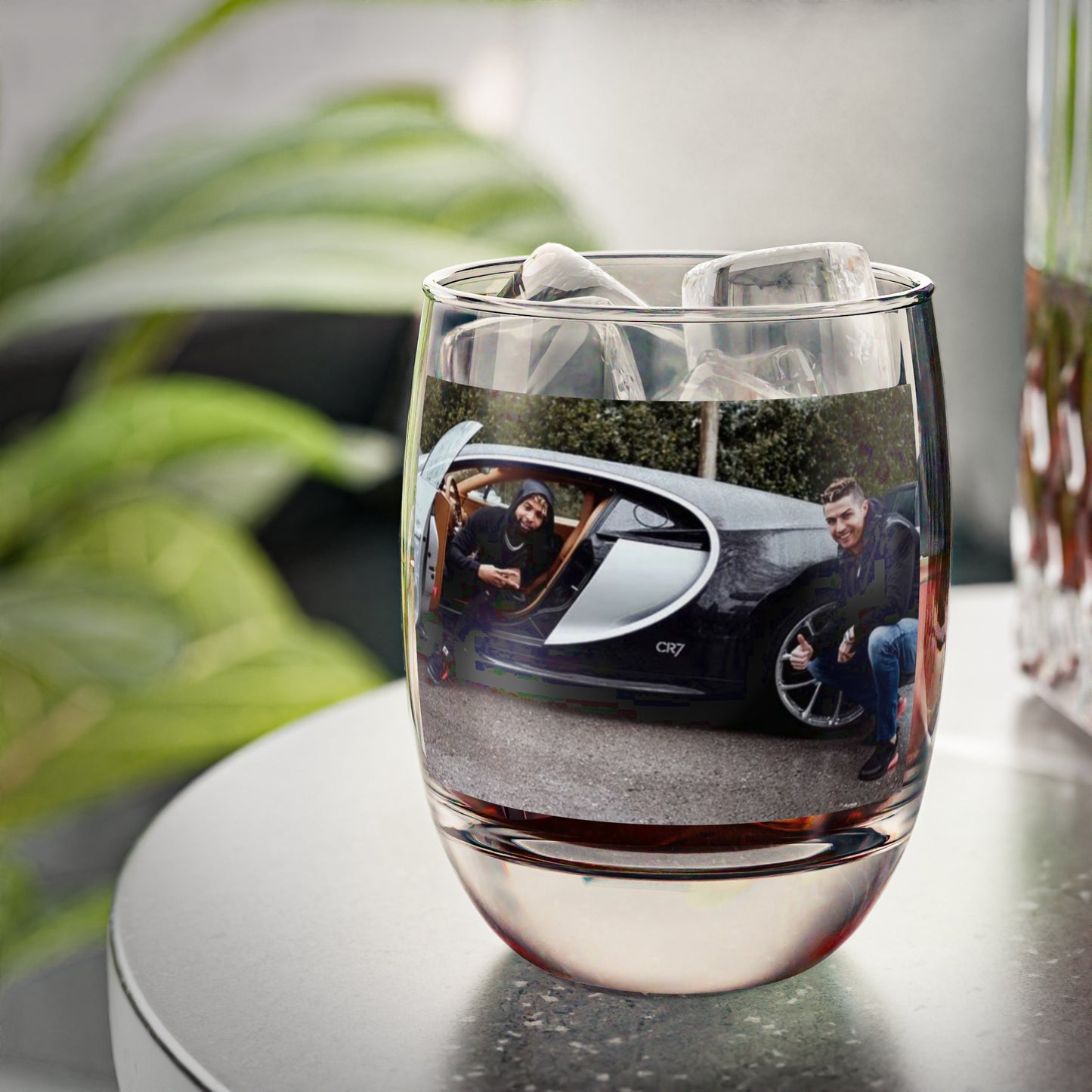 Personalized Whiskey Glass - Custom Photo Engraved Drinkware for Special Occasions