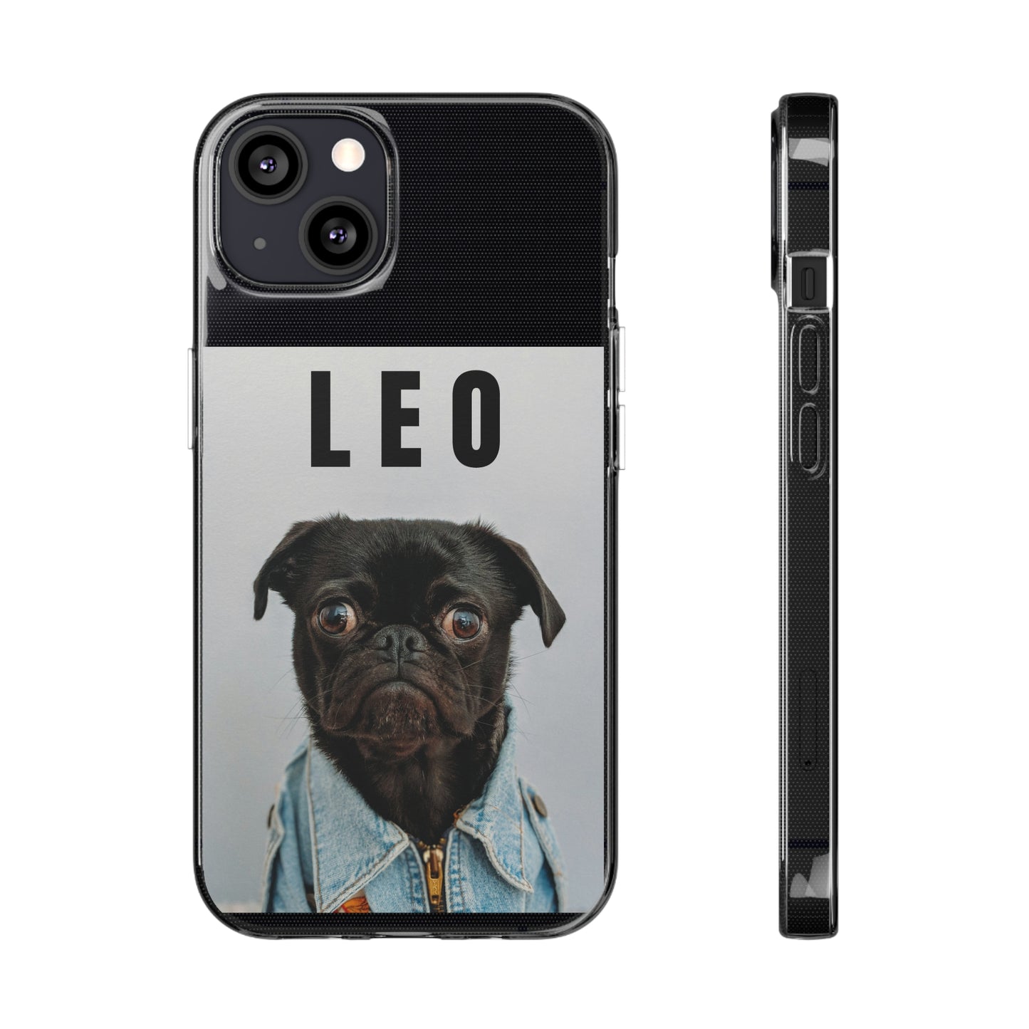 Personalized Leo Dog Lover Phone Case - Stylish Soft Phone Cover