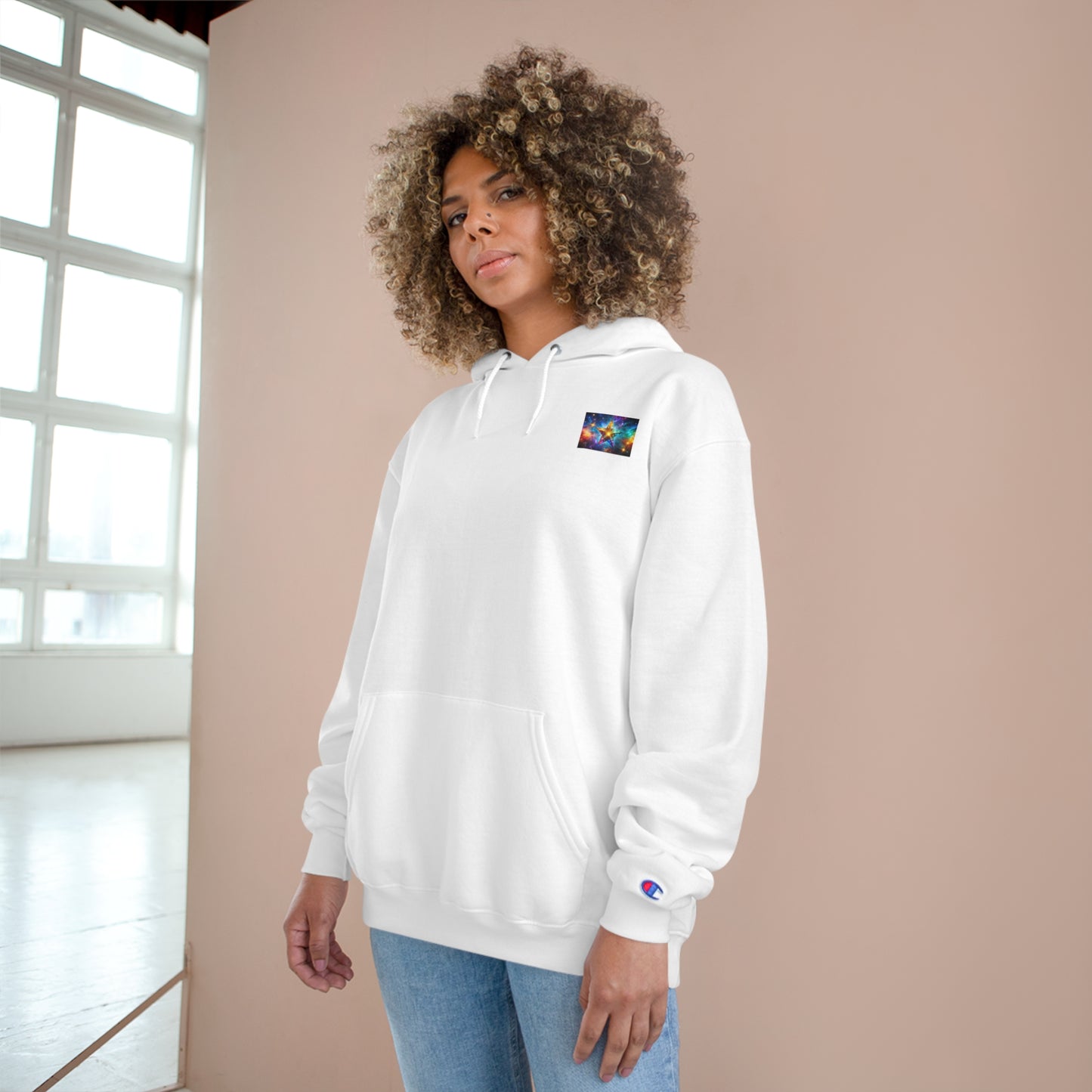 Dinosaur Adventure Champion Hoodie - Perfect for Car Lovers and Nature Enthusiasts