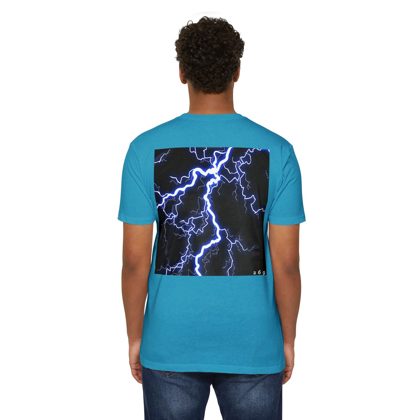 Unisex Lightning Graphic Tee - Electric Energy T-Shirt