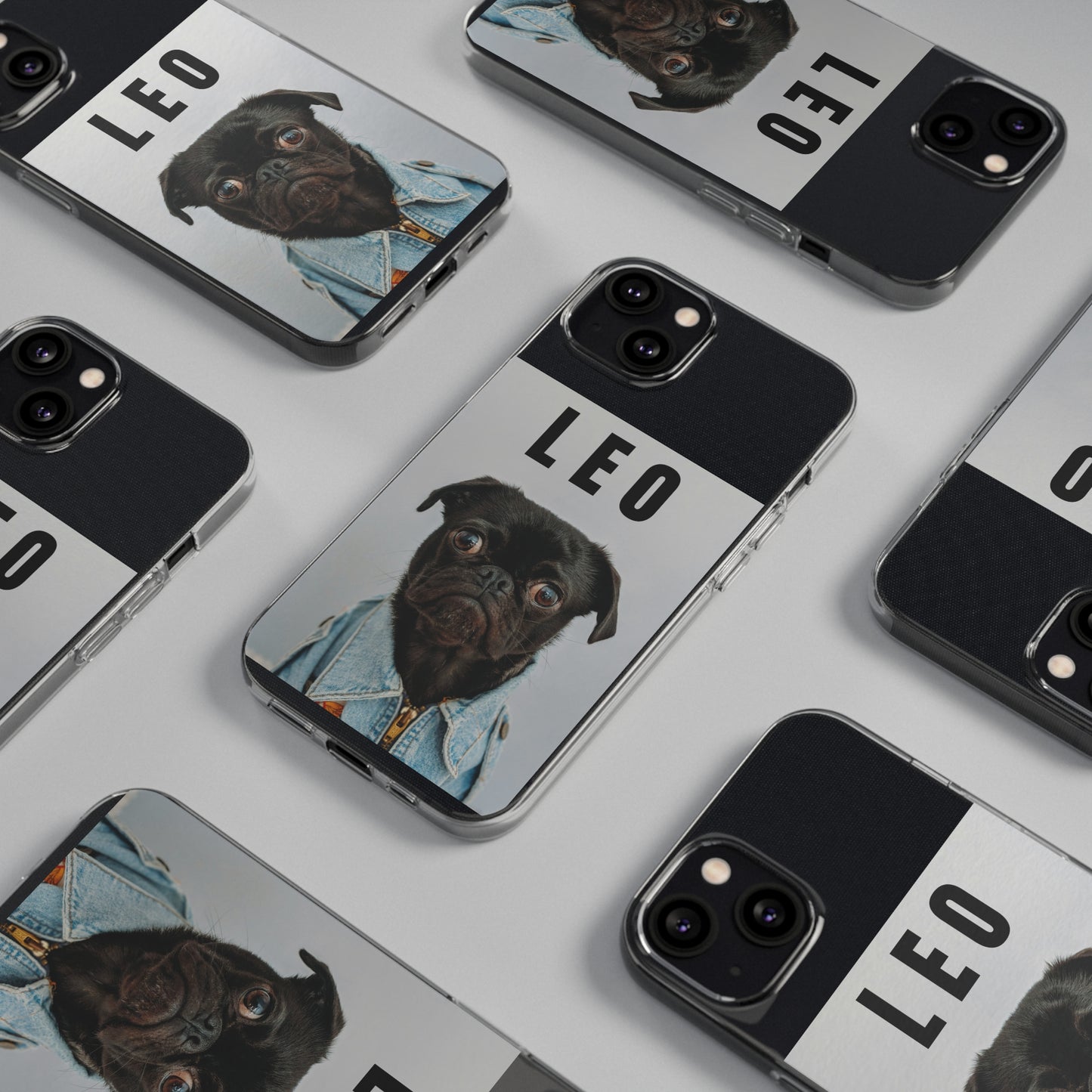 Personalized Leo Dog Lover Phone Case - Stylish Soft Phone Cover