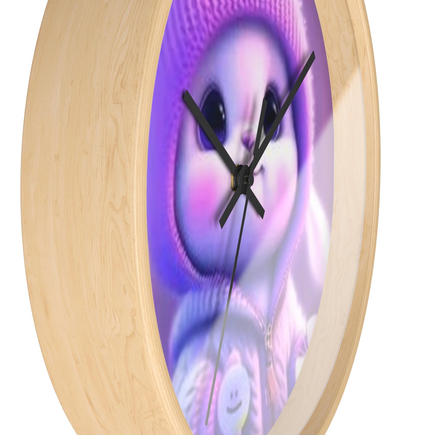 Cute Bunny Wall Clock - Adorable Home Decor for Kids' Rooms