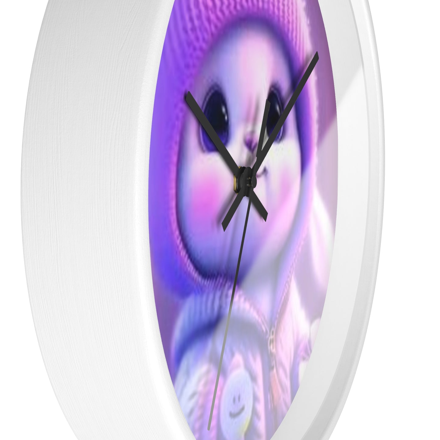 Cute Bunny Wall Clock - Adorable Home Decor for Kids' Rooms