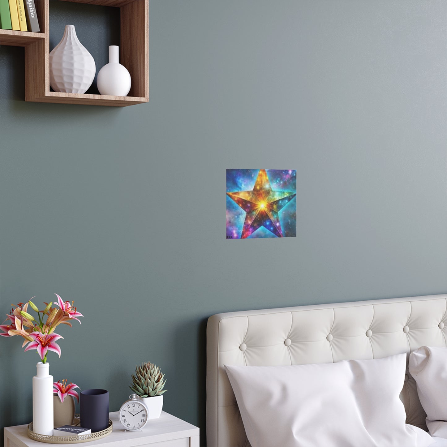 Vibrant Star Silk Poster - Indoor & Outdoor Wall Art Decoration