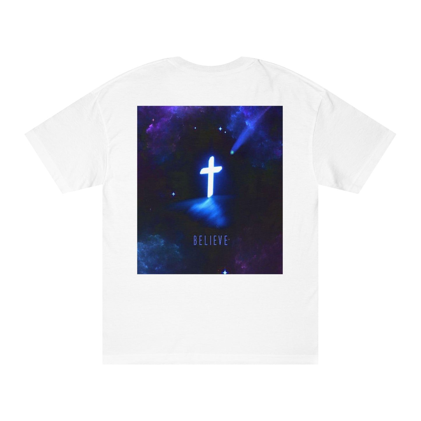 Faith-Inspired Unisex Classic Tee - Believe Design