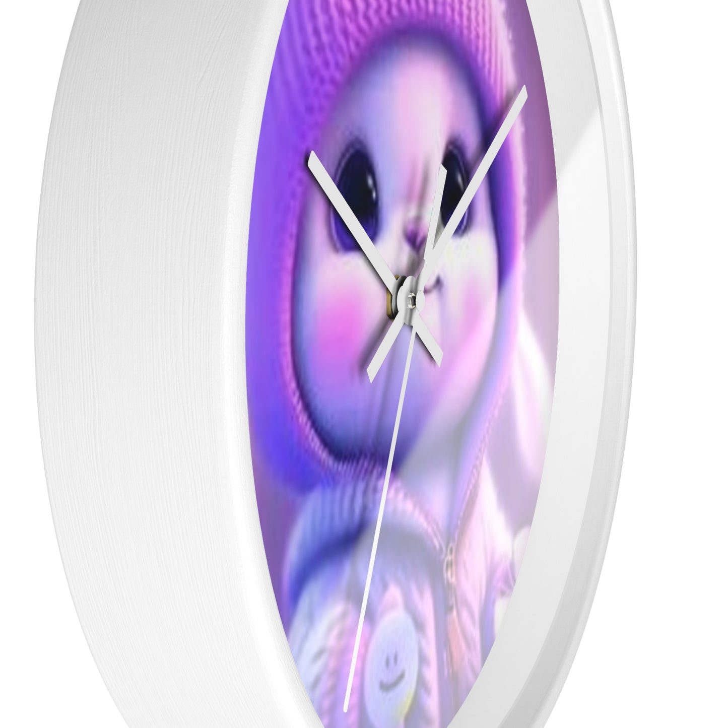 Cute Bunny Wall Clock - Adorable Home Decor for Kids' Rooms