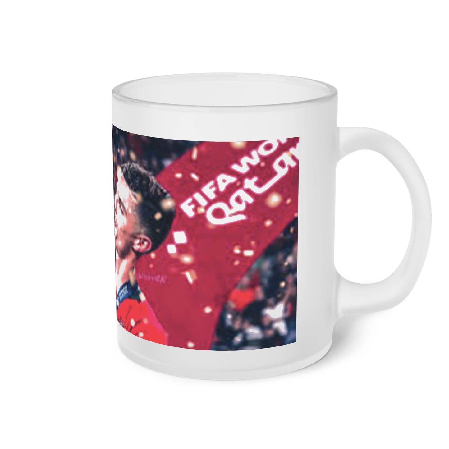 Celebration Frosted Glass Mug - Perfect for Sports Fans