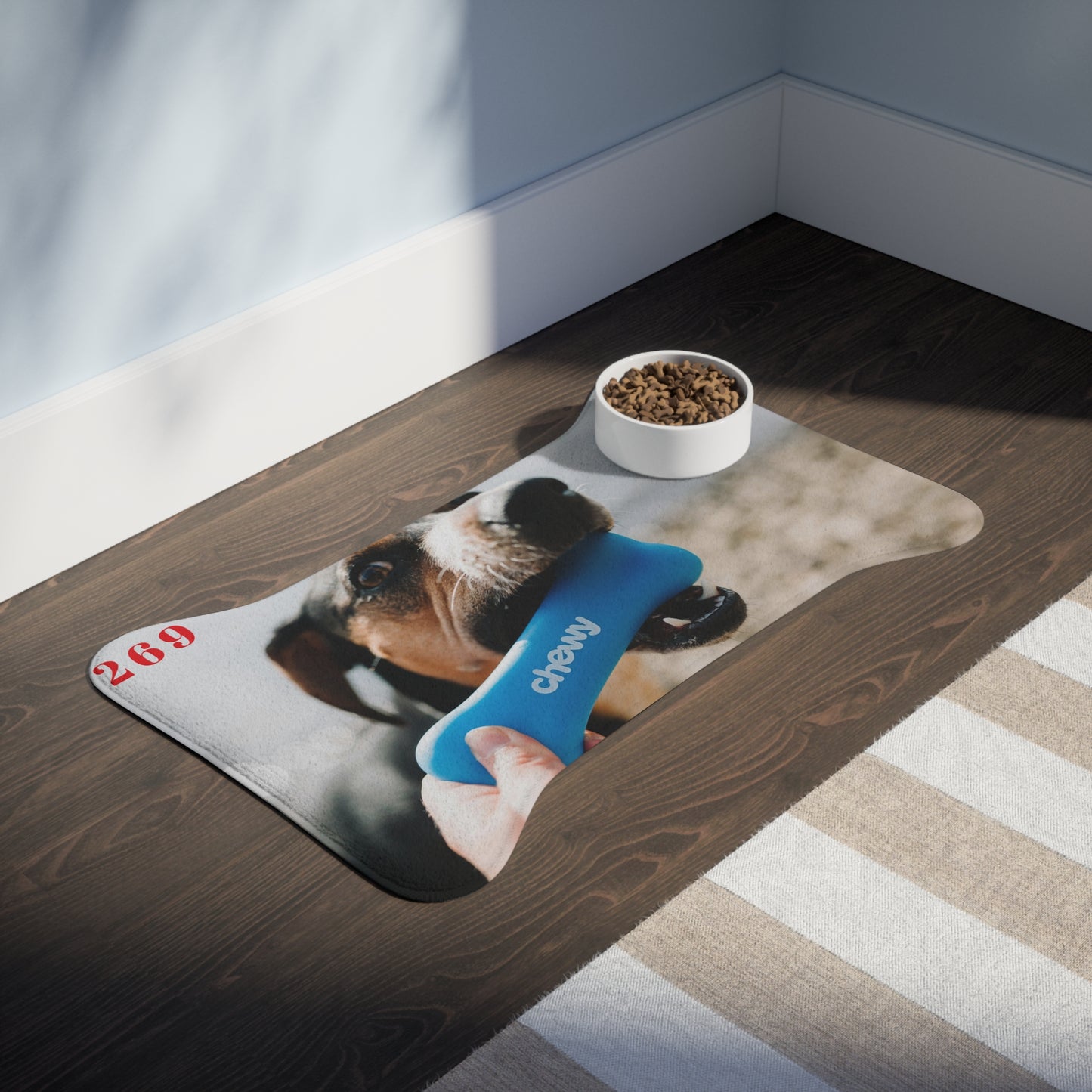 Personalized Pet Feeding Mats - Fun & Functional Dog Dish Mats