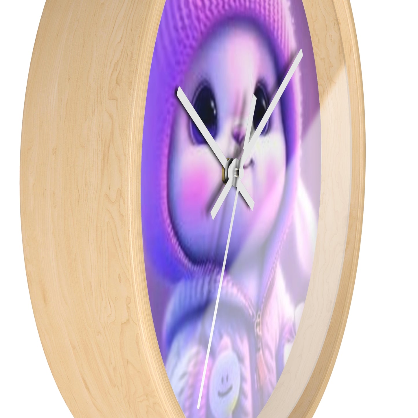 Cute Bunny Wall Clock - Adorable Home Decor for Kids' Rooms