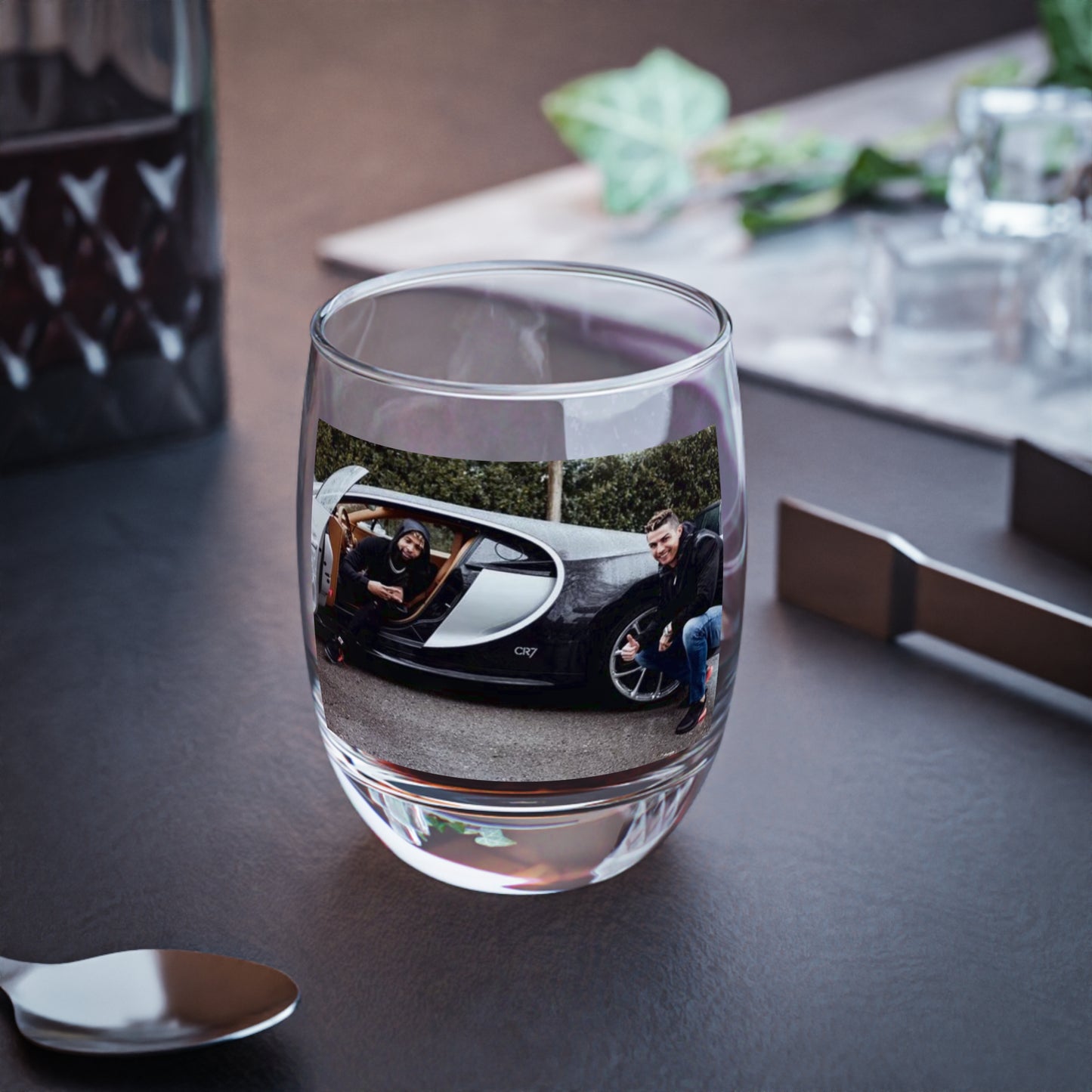 Personalized Whiskey Glass - Custom Photo Engraved Drinkware for Special Occasions