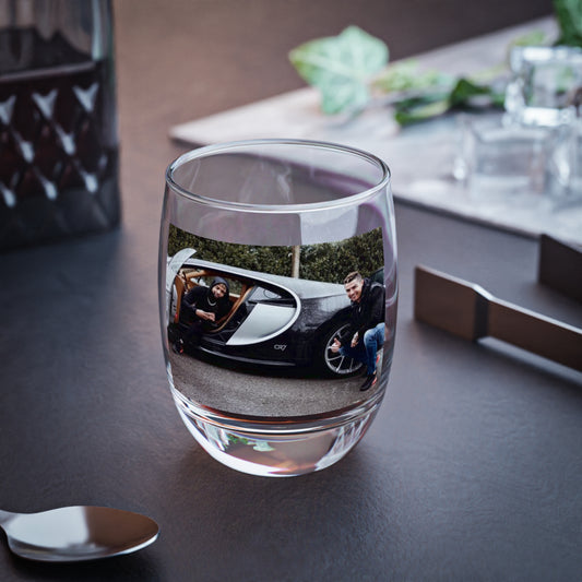 Personalized Whiskey Glass - Custom Photo Engraved Drinkware for Special Occasions