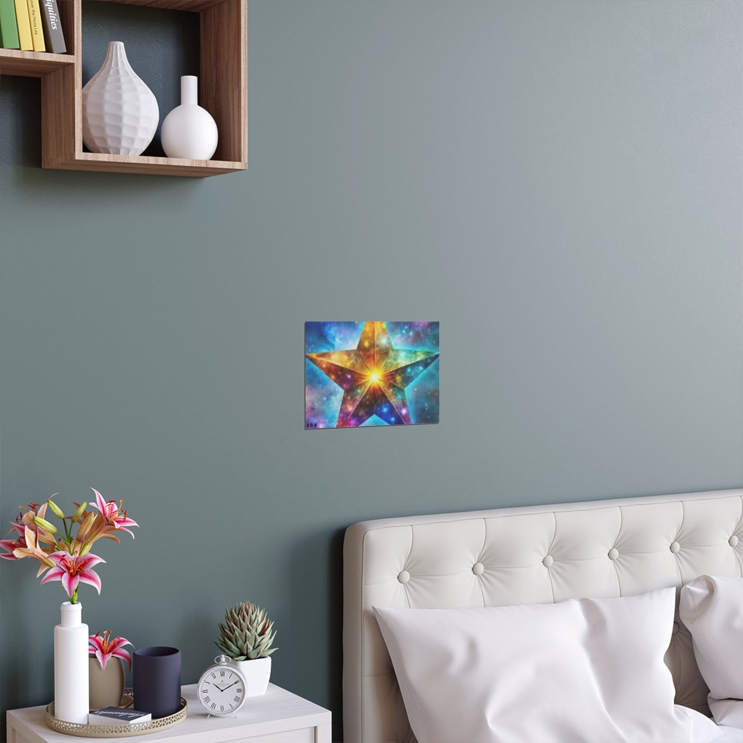 Vibrant Star Silk Poster - Indoor & Outdoor Wall Art Decoration