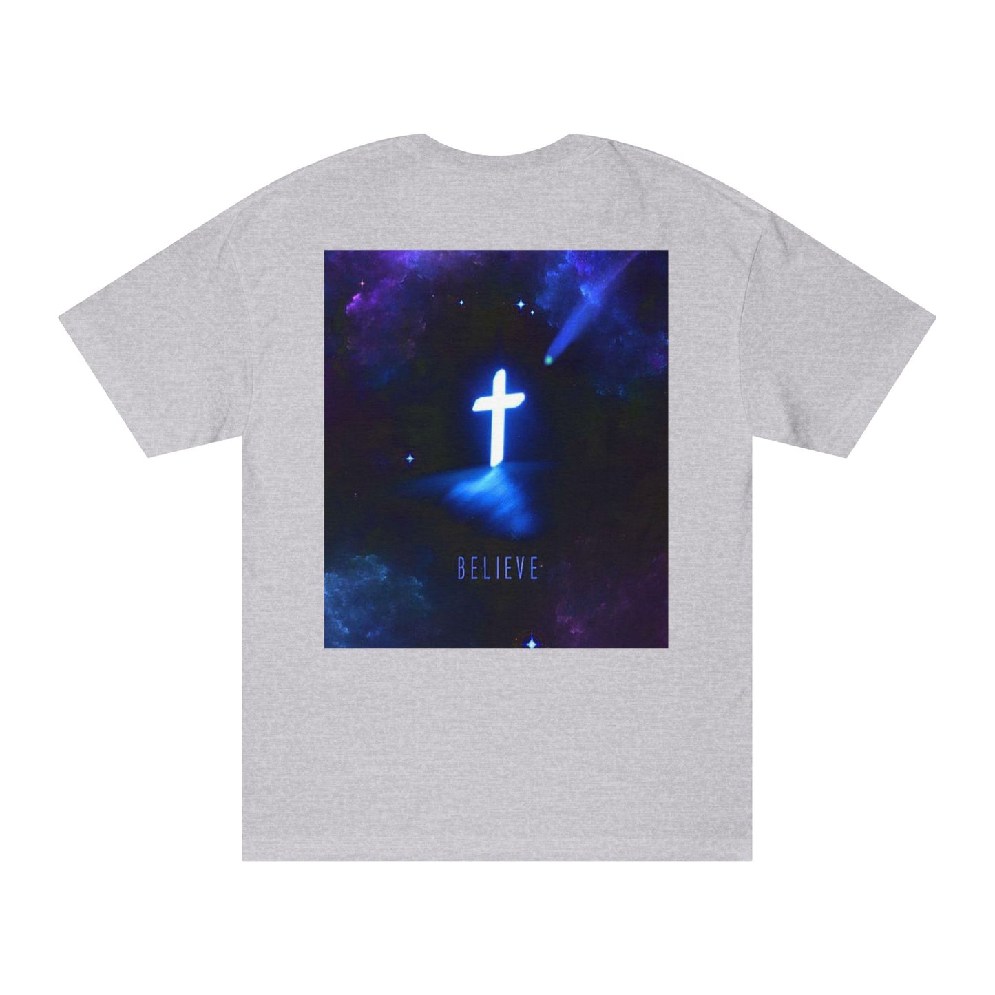 Faith-Inspired Unisex Classic Tee - Believe Design