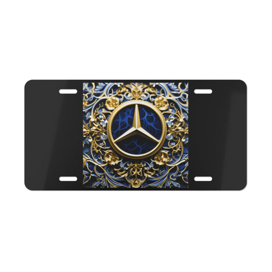 Elegant Mercedes-Benz Vanity Plate - Luxury Car Accessory
