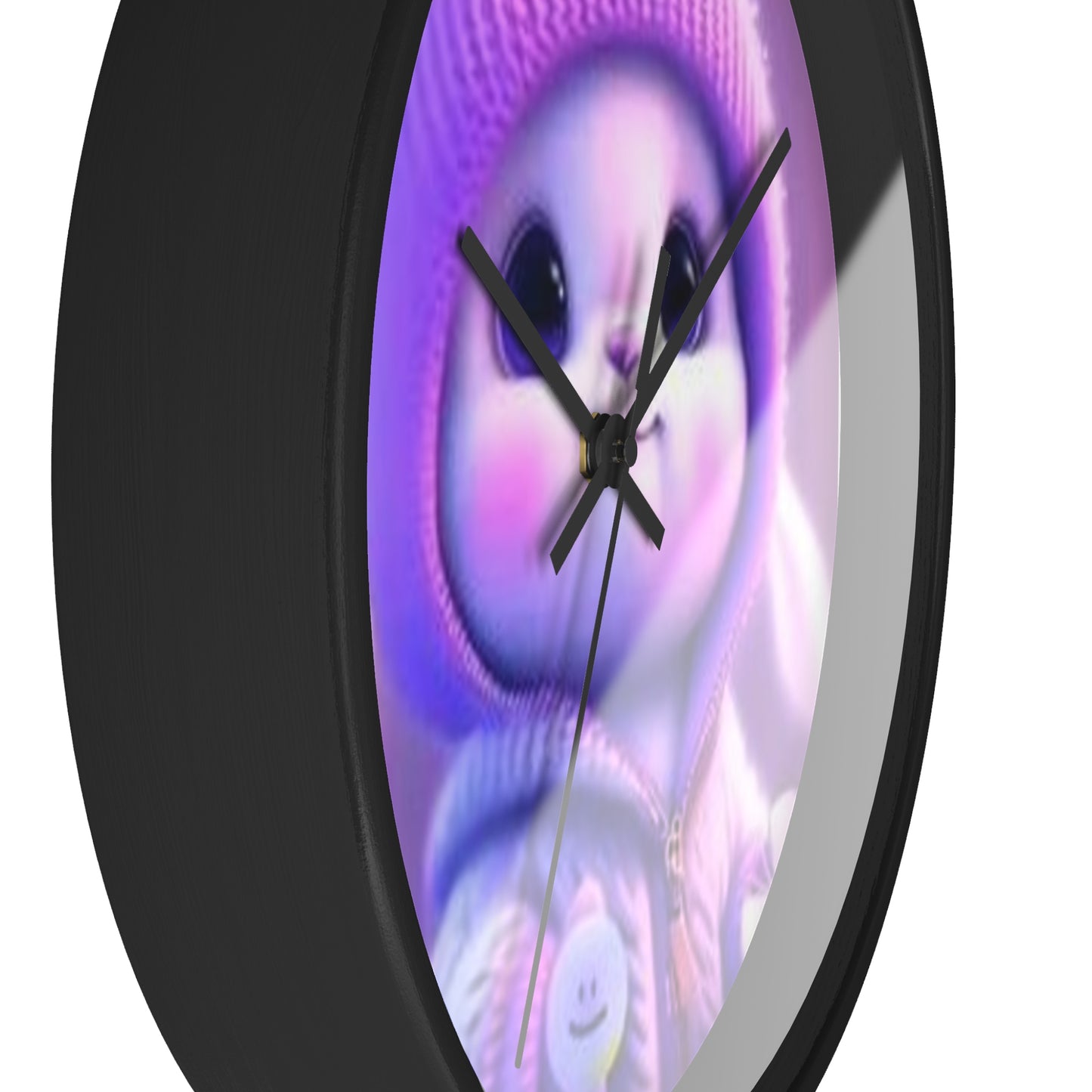 Cute Bunny Wall Clock - Adorable Home Decor for Kids' Rooms